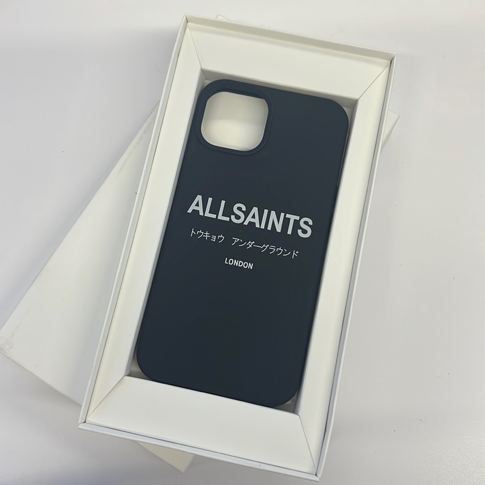All Saints Underground IPhone Case - Black/Chalk